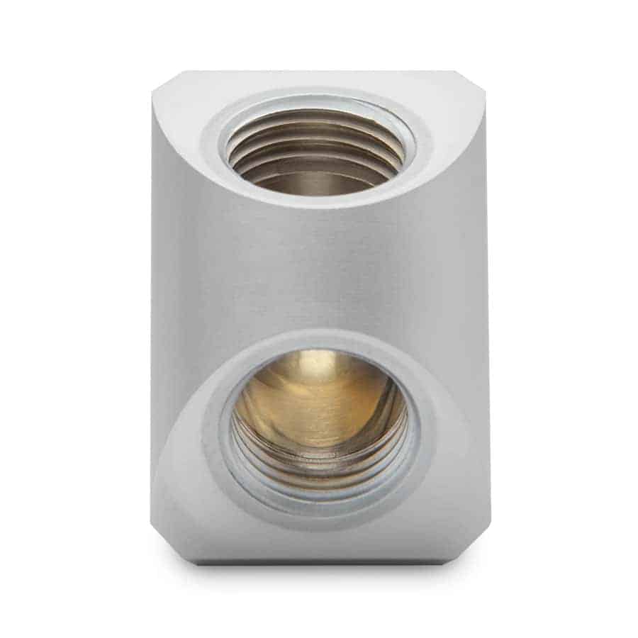 (image for) EK Quantum Torque Static FF 90° Satin Titanium Adapter Fitting